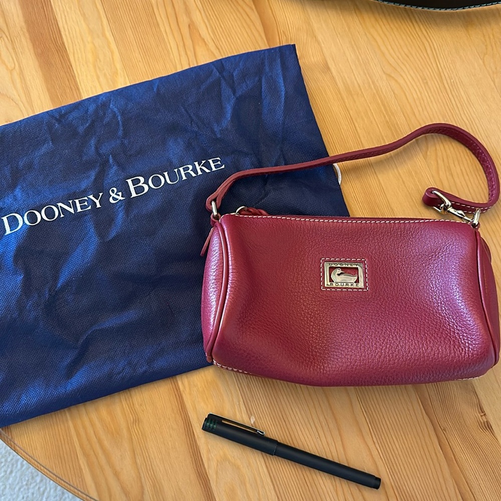 Dooney & Bourke red leather purse